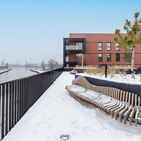 Sienna Grobla Apartment With View Of The Motlawa Terrace & Sauna, Gym By Noclegi Renters Гданьск Экстерьер фото